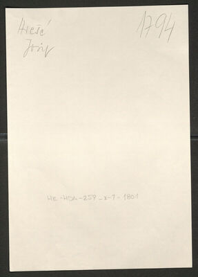 Hrešć, Josip, 1.1.1921. Policijski karton