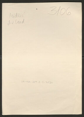 Midžić, Sead, 14.12.1912. Policijski karton