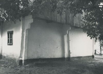 Dubravica - Kuća Pavla Štoosa, zabatno pročelje