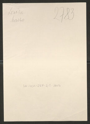 Lončar, Marko, 1902. Policijski karton