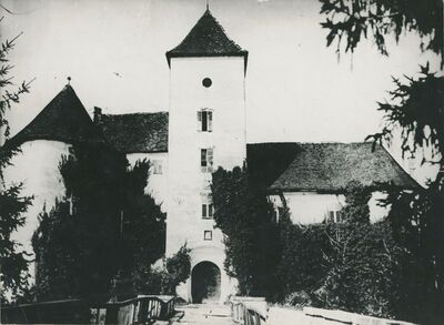 Bisag - dvorac, ulazno pročelje