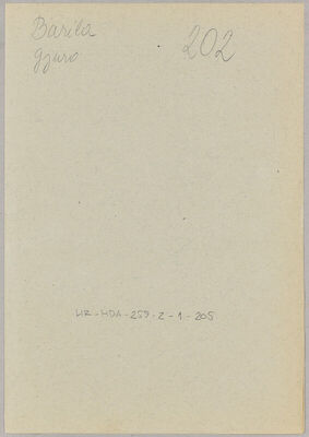 Barila, Đuro, 9.10.1929. Policijski karton