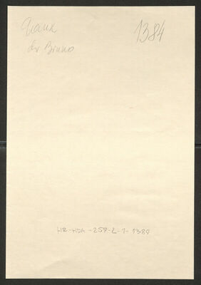 Ganz, Bruno, 1903. Policijski karton