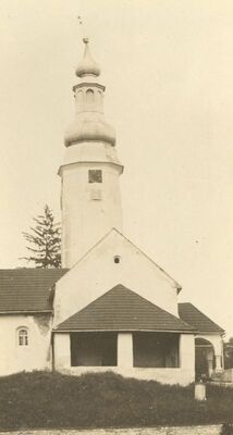 Sveti Martin pod Okićem - Crkva sv. Martina pod Okićem, glavno pročelje i zvonik