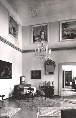 Januševec - Dvorac Januševec, veliki salon