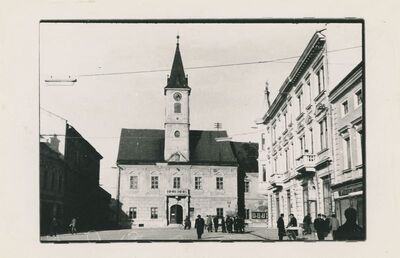 Varaždin - Gradska vijećnica, pročelje