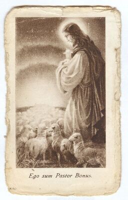 Uspomena na prvu svetu misu mladomisnika Franje Matzenauera (1914. - ?)