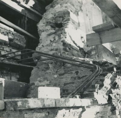 Lepoglava - Župna crkva, popravak zapadnog pročelja, detalj