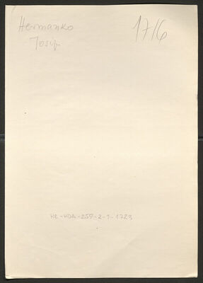 Hermanko, Josip, 2.3.1901. Policijski karton