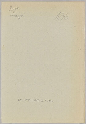 Bajt, Franjo, 18.8.1907. Policijski karton