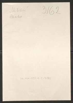 Miličević, Ranko, 25.9.1909. Policijski karton