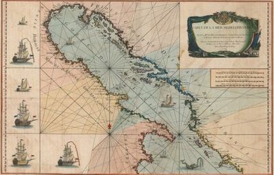 Carte de la mer Mediterranee / par Joseph Roux.