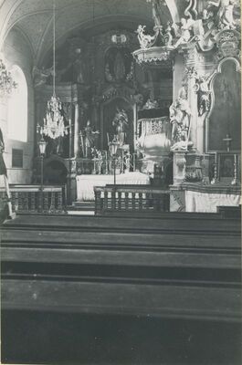 Jalžabet - Župna crkva sv. Elizabete, unutrašnjost