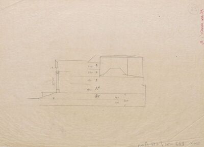 Palača burze, skica presjeka