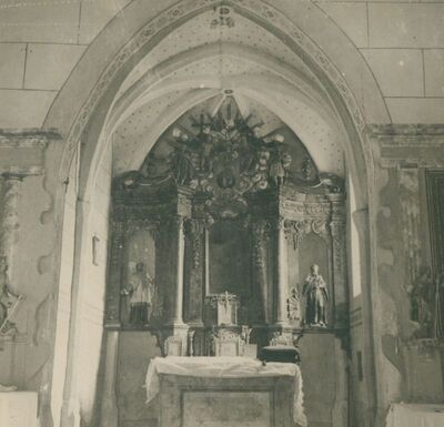 Vrhovčak - Kapela sv. Vida, glavni oltar