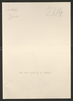 Lukač, Đuro, 6.5.1919. Policijski karton