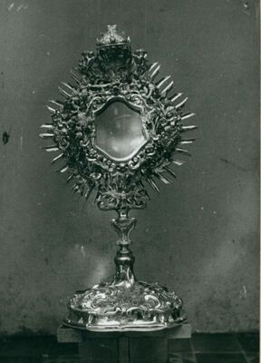 Krašić - Crkva Presvetog Trojstva, barokna monstranca