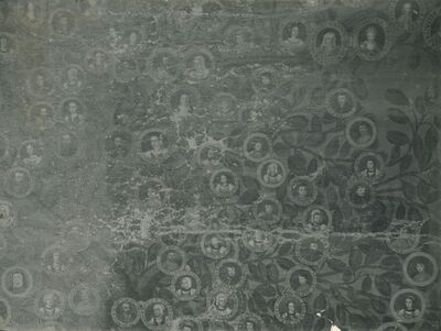 Trakošćan - slika genealogije obitelji Drašković, ulje na platnu