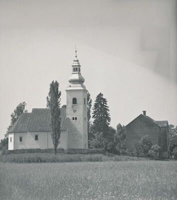 Sveti Petar Mrežnički (Duga Resa) - Župna crkva sv. Petra, pogled sa sjevera