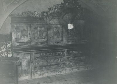 Trški Vrh (Krapina) - Crkva Majke Božja Jeruzalemske, unutrašnjost, detalj