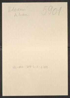 Vidaković, Milovan, 22.9.1882. Policijski karton