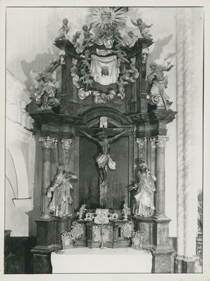 Lepoglava - Župna crkva, oltar sv. Križa, total