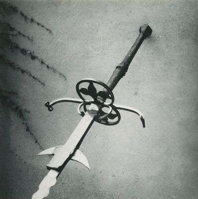 Trakošćan - mač za dvije ruke s plamenom oštricom