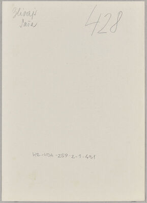 Blivajs, Saša, 6.4.1922. Policijski karton