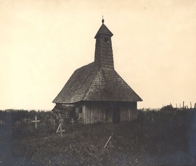 Pokasin - Kapela sv. Ivana, ulazno i bočno pročelje