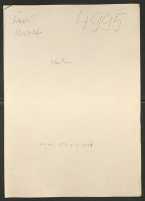 Šimić, Rudolf, 13.12.1912. Policijski karton