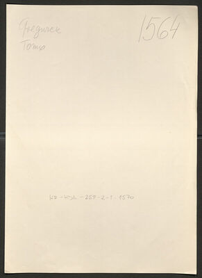 Gregurek, Tomo, 1907. Policijski karton