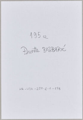 Barbarić, Đurđa, 29.9.1925. Policijski karton