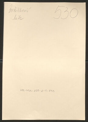 Božičković, Mile, 1909. Policijski karton