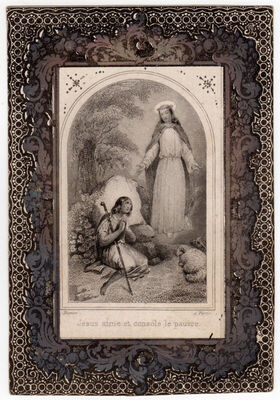 Jesus aime et console le pauvre