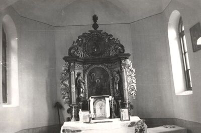 Bešlinec - Kapela sv. Trojstva, glavni oltar