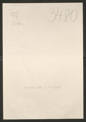 Palfi, Anka, 26.7.1914. Policijski karton