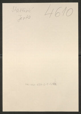 Starčević, Jevto, 1915. Policijski karton