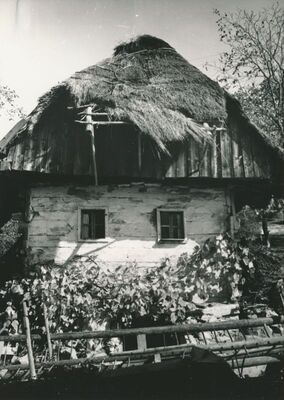 Sršići (Ozalj) - Tradicijska kuća, zabatno pročelje