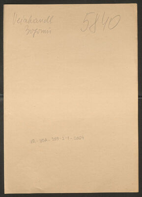 Veinhandl, Bogomir, 11.3.1913. Policijski karton