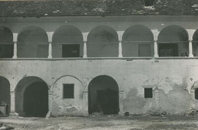 Novi Dvori Klanječki (Klanjec) - Dvor Erdödya, dvorišno pročelje