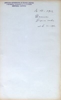 Daruvar, upit o izgradnji nove župne crkve