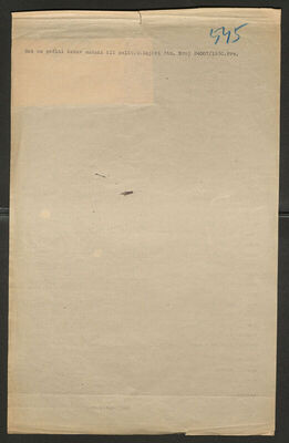 Sedlaček, Đuro, 20.5.1899. Policijski karton