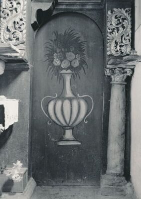 Svetice (Ozalj) - Crkva Blažene Djevice Marije, glavni oltar, detalj