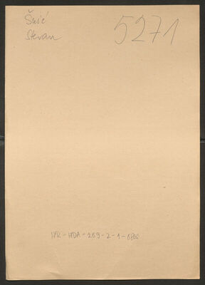 Šuić, Stevan, 29.8.1906. Policijski karton