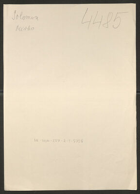 Solomun, Mirko. Policijski karton