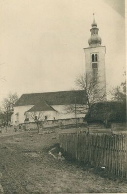 Krašić - Crkva Presvetog Trojstva, sjeverno pročelje