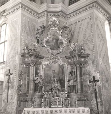 Kloštar Ivanić - Crkva Uznesenja Blažene Djevice Marije, oltar sv. Josipa