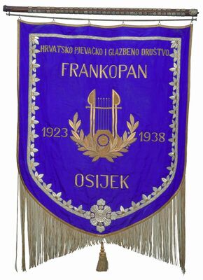 Zastava Hrvatskog pjevačkog i glazbenog društva 