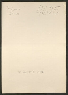 Stefanović, Atanas, 1908. Policijski karton