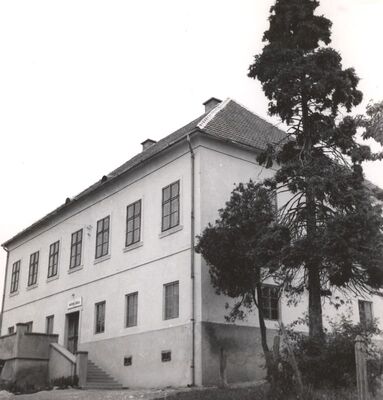 Nespeš - Kurija Švarcovina, ulazno pročelje